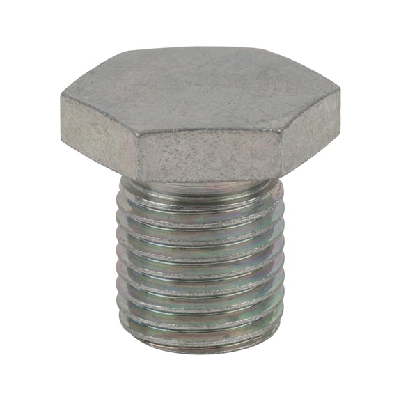Oil drain plug, external hexagon 17 mm, M12x1.25x13 mm, pack of 10 - Oil drain plugs