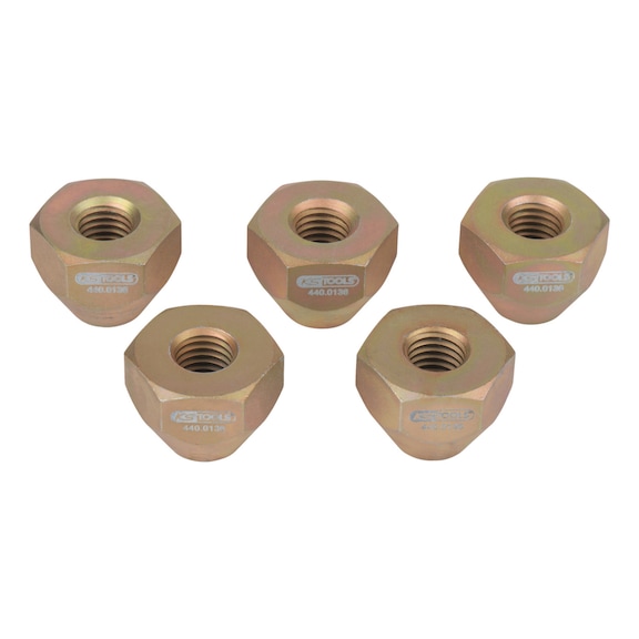 Special nut set, 5-piece, M14x2 - Nut (special shape)