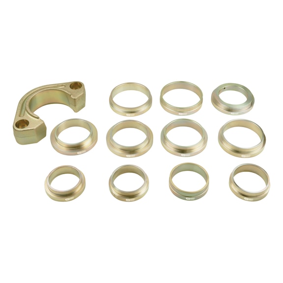 Universal press tool extension set, 12-piece - Hammer, dent removal tool (parts)