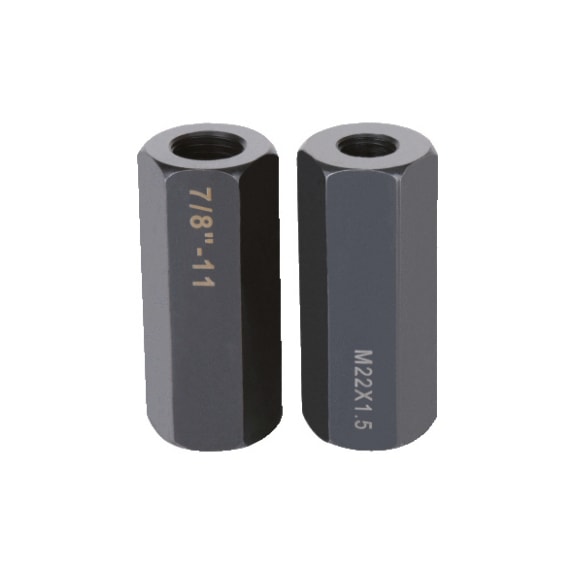Thread adapter 7/8 inch x11 and M22x1.5 - Pulling tool, extractor (individual parts)