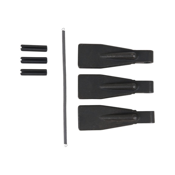 KS TOOLS Replacement jaw set for 450.0080, 7-piece - Pulling tool, extractor (individual parts)