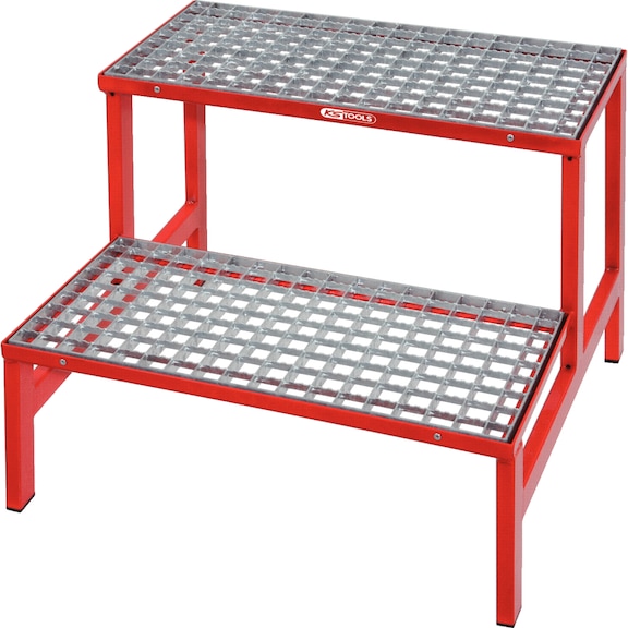 Safety mounting step, 690 x 620 x 450 mm - Safety mounting step