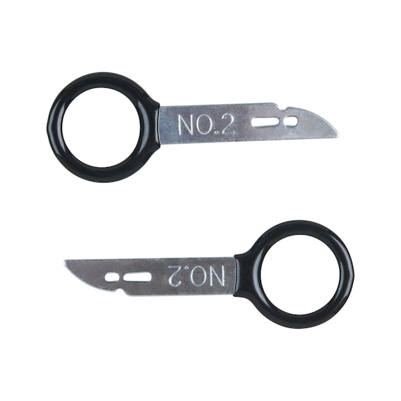 Radio/navigation device unlocking tool, 2-piece, including Becker - Special automotive tools: Radio and navigation system