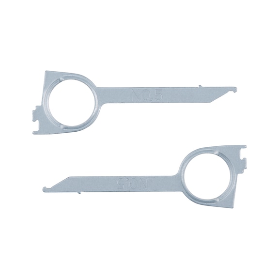 Radio/navigation device unlocking tool Becker, 2-piece - Special automotive tools: Radio and navigation system