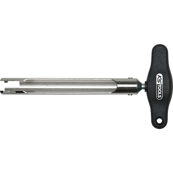 KS TOOLS T-Griff-Z&uuml;ndkerzenstecker-Abzieher, kurz, 225mm - Abziehwerkzeug, Ausdreher (Sonstige)