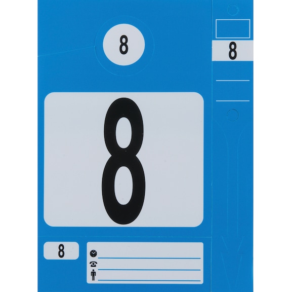 Key ring set, blue, 300 pieces - Key ring&nbsp;