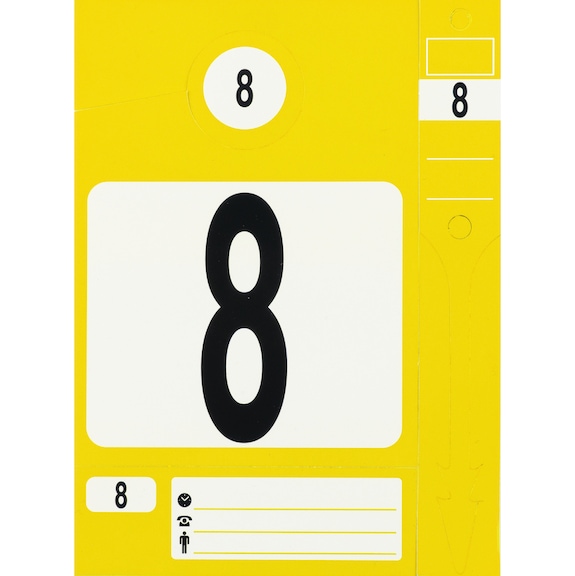 Key ring set, yellow, 300 pieces - Key ring&nbsp;