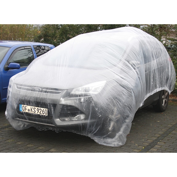 Plastic garage, transparent, 6.5 x 3.5 m - Protective cover (other)
