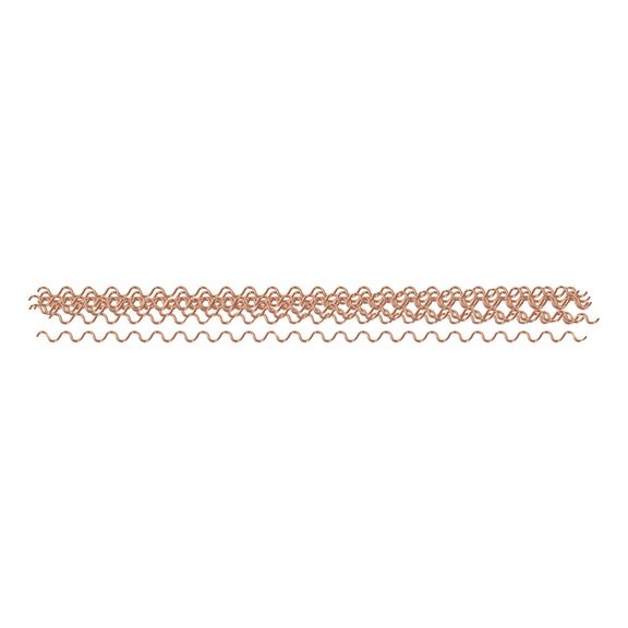 Corrugated wire D: 2 mm x 310 mm, pack of 10 - Bodywork component (motor vehicle, other)