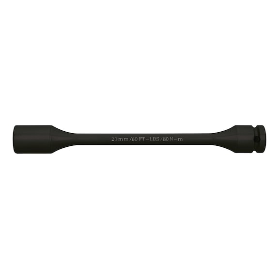 KS TOOLS 1/2 inch torsion torque limiter socket, 21 mm x 80 Nm - 1/2 inch torsion torque limiter socket