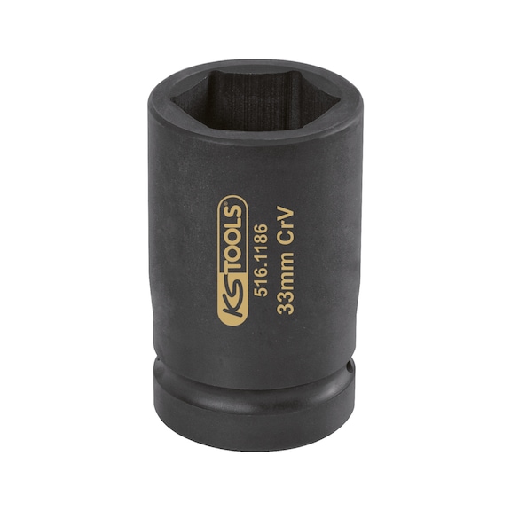 1 inch 6-point socket SW 33 mm - 1 inch hex socket