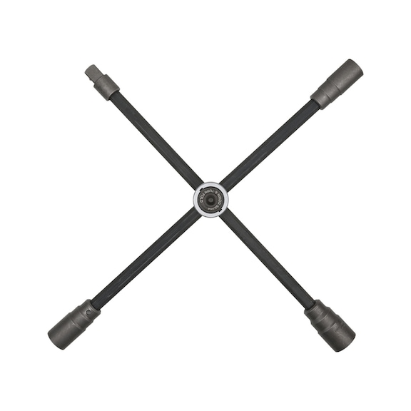 Wheel spanner with sliding joint for commercial vehicles, 3/4 inch x24x27x32mm - Wheel nut wrench