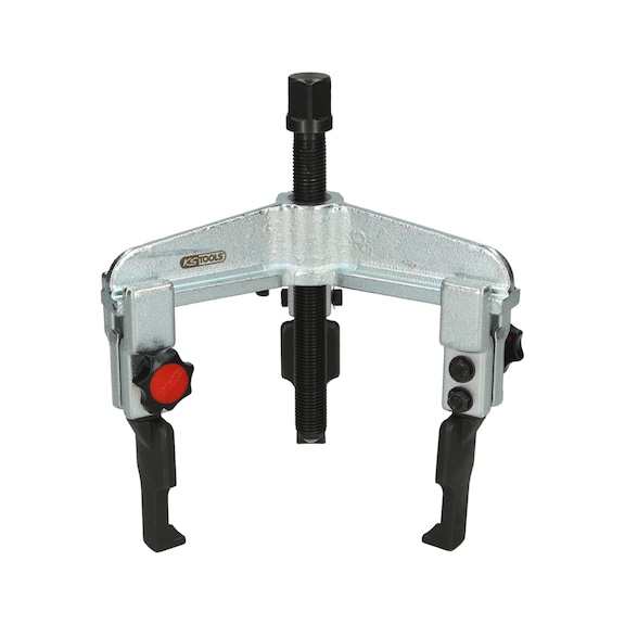 Quick-release universal puller, 3-armed with extremely slim hooks, 60–200 mm - Universal puller, 3-armed