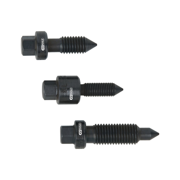 Lock screw set for rack centre position, 3-piece - Screw, nut (other)