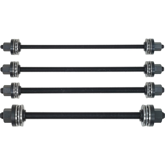 KS TOOLS Spindle set for pressure and pull sleeve set, 13 pieces - Extraction tool, extractor (other)