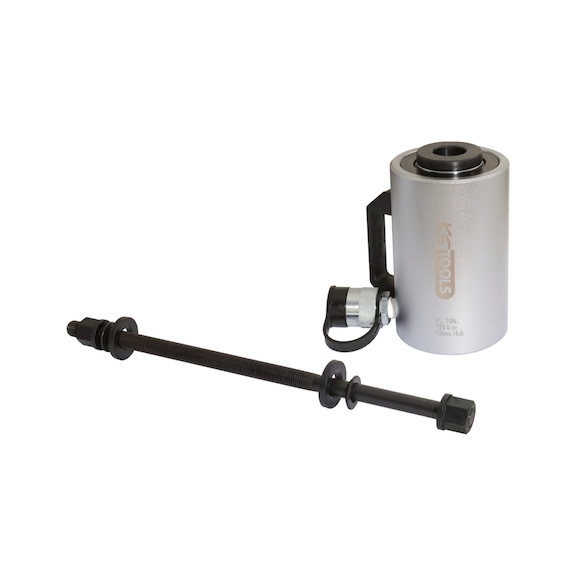 Hydraulic hollow piston cylinder set 20 t with spindle, 2-piece - Extraction tool, extractor (other)