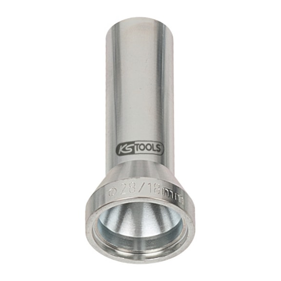 KS TOOLS Stepped push sleeve, inner diameter: 18 mm, outer diameter: 28 mm - Sleeve (other)