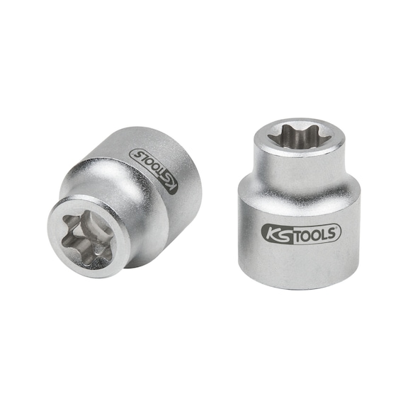 1/2 inch TX E socket for Mercedes, extra short - 1/2 inch socket