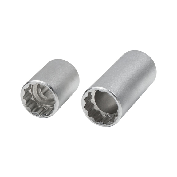 Engine mount socket set for VAG, extra short, 2-piece - Additional socket wrench insert (hexagonal)