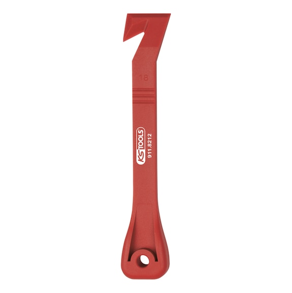 KS TOOLS Glass scraper, angled, 175 mm - Scraper