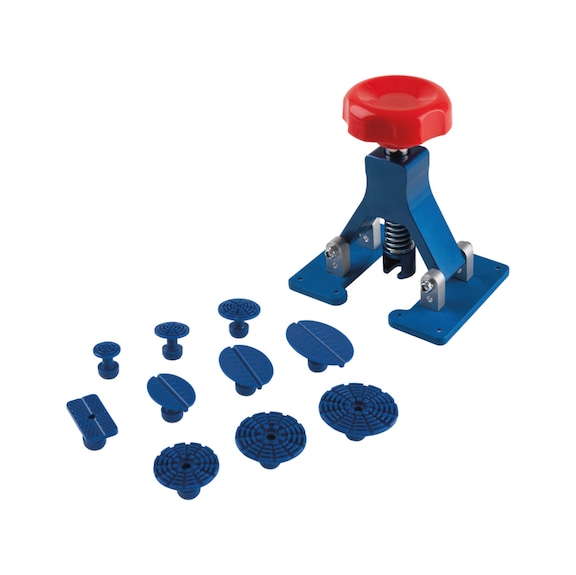 Professional dent removal tool set, 11 pieces - Hammer, dent removal tool (parts)