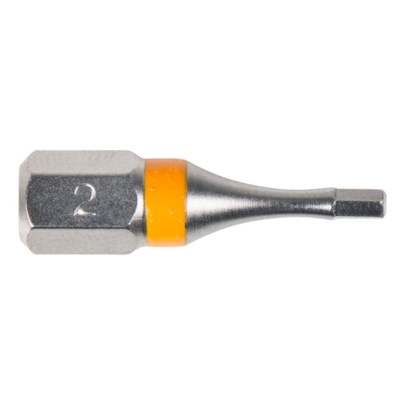 1/4 inch TORSIONpower bit hexagon socket, 25 mm, 2 mm - 1/4 inch TORSIONpower bit