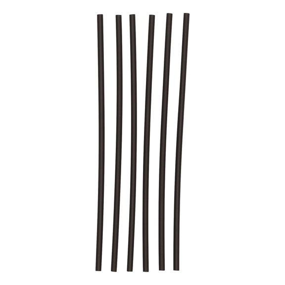 PE (polyethylene) repair stick set, 6 pieces, black - Bodywork component (motor vehicle, other)