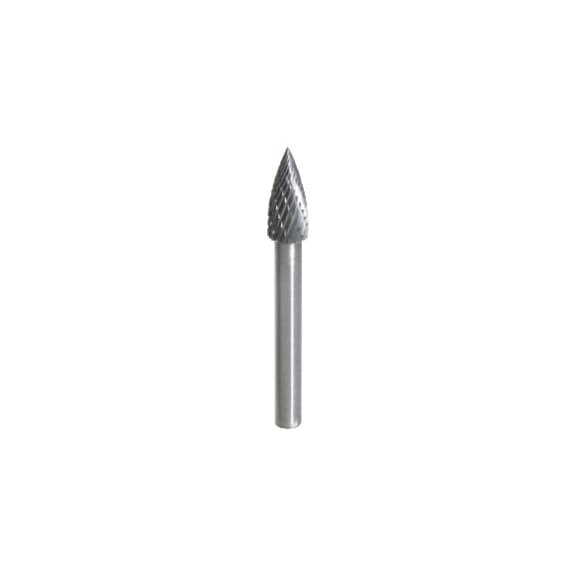 HM pointed arch milling cutter, shape G, 8 mm - HM pointed arch burr