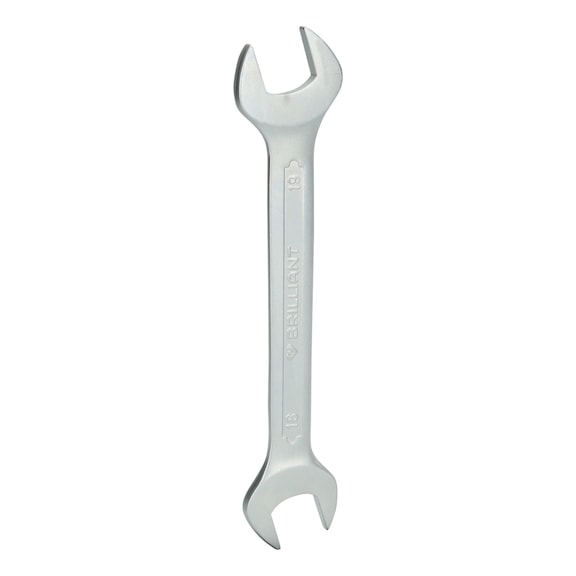 Double open-ended spanner, 18 x 19 mm - Double open-end spanner