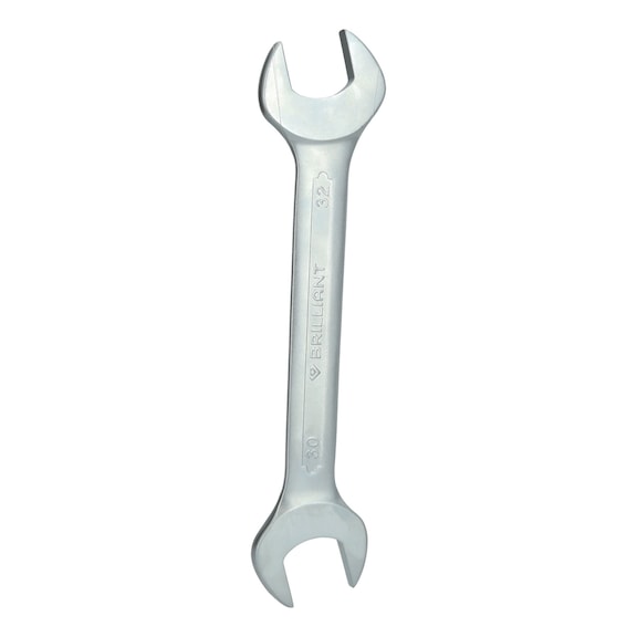 Double open-end wrench, 30 x 32 mm - Double open-end spanner