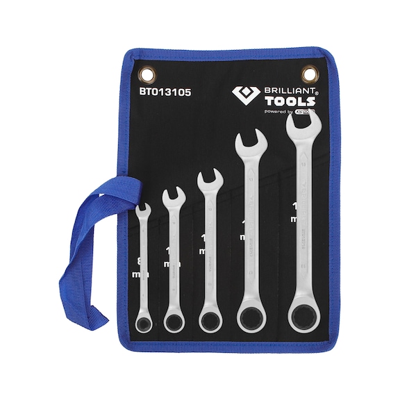 KS TOOLS Ratchet ring spanner set