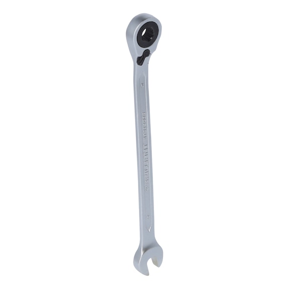 Ratchet ring spanner, reversible, 6 mm - Reversible ratchet ring spanner
