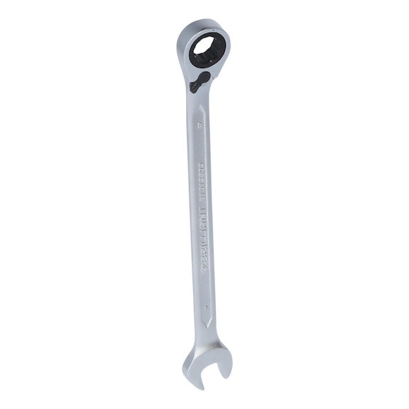 Ratchet ring spanner, reversible, 9 mm - Reversible ratchet ring spanner