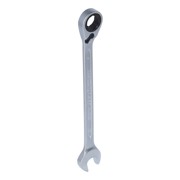 Ratchet ring spanner, reversible, 12 mm - Reversible ratchet ring spanner