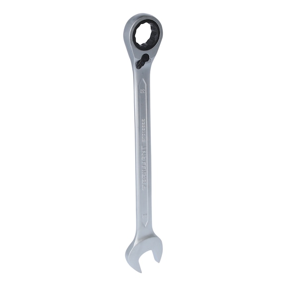 Ratchet ring spanner, reversible, 22 mm - Reversible ratchet ring spanner