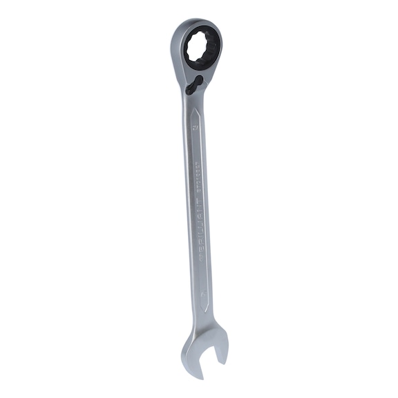 KS TOOLS Ratchet ring spanner, reversible, 27 mm - Reversible ratchet ring spanner