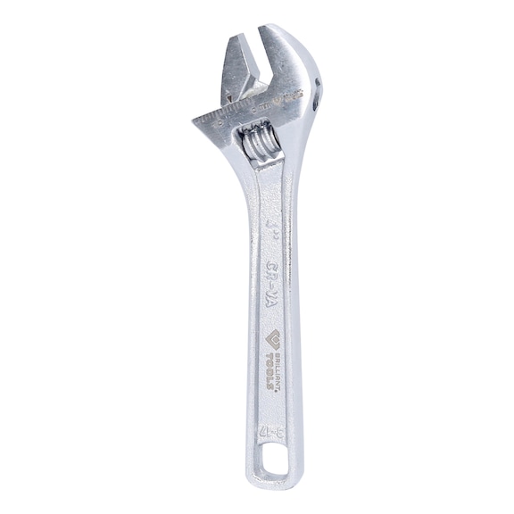 4-inch adjustable spanner, 0–15 mm - Rolling spanner