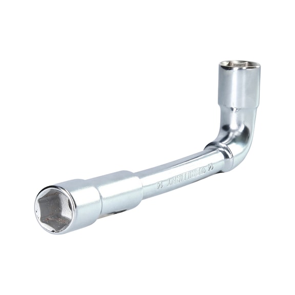 Double socket wrench, offset, 14 mm - Double socket wrench