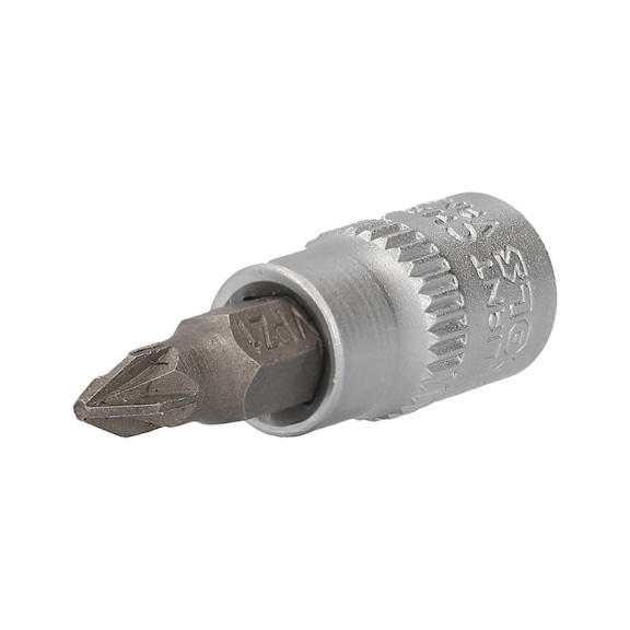 KS TOOLS 1/4 inch PZ cross-head socket bit, PZ1 - Phillips (Philips recess) and Pozidriv (PZ) bits