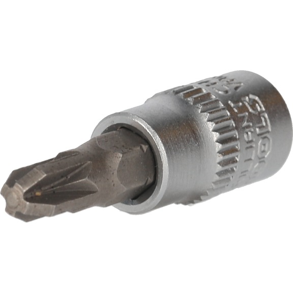 KS TOOLS 1/4 inch PZ cross-head socket bit, PZ3 - Phillips (Philips recess) and Pozidriv (PZ) bits