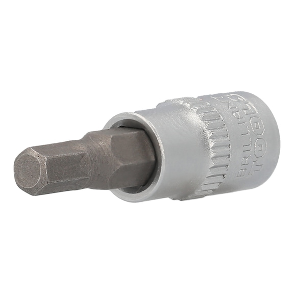 1/4 inch hexagon socket bit socket, 5 mm - 1/4 inch hexagon socket bit socket