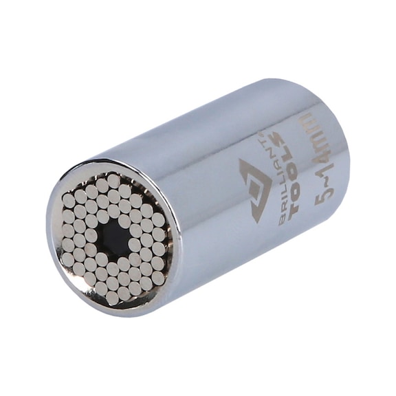 1/4 inch universal socket, 5 - 14 mm - Bit set