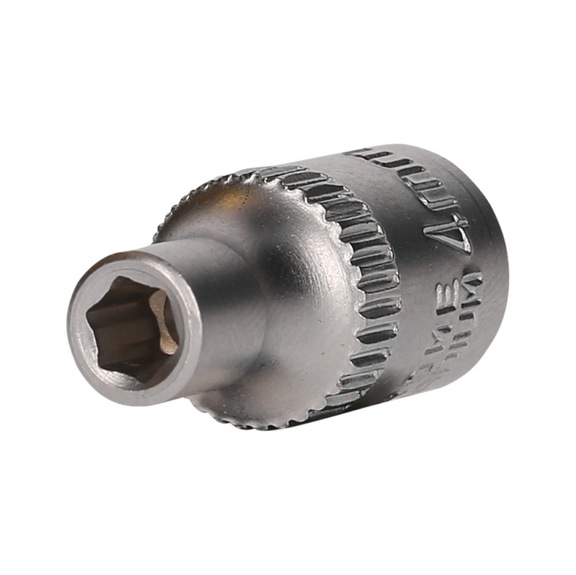 KS TOOLS 1/4 inch hex socket, 4 mm - 1/4 inch hex socket