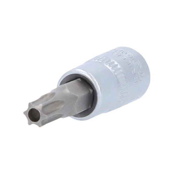 1/4 inch TX socket bit, with end hole, TB30 - 1/4 inch TX bits