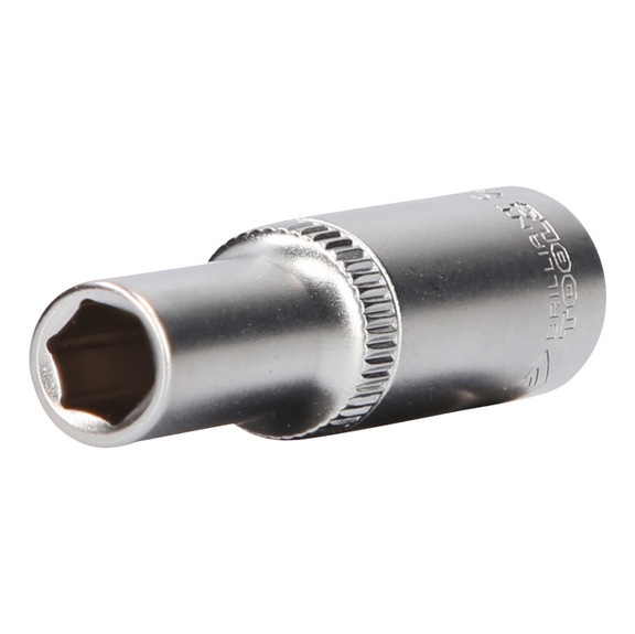 3/8 inch hex socket, long version, 8 mm - 3/8 inch hex socket