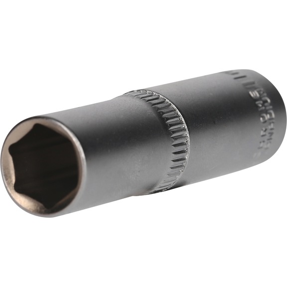 3/8 inch hex socket, long version, 12 mm - 3/8 inch hex socket
