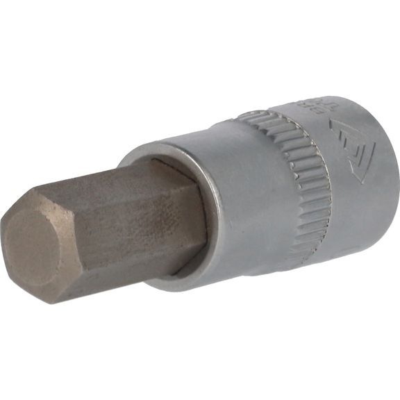 KS TOOLS 3/8 inch hexagon socket bit socket, 10 mm - 3/8 inch hex socket bit socket