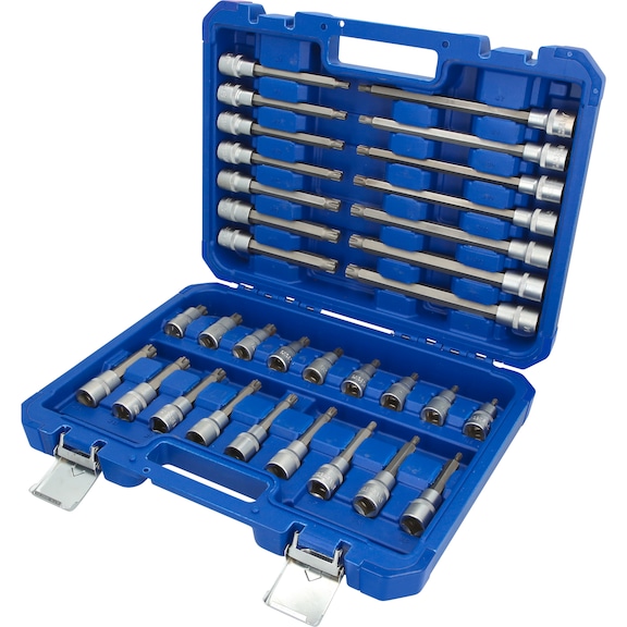 1/2 inch bit socket set, 32 pieces, RIBE profile - Other socket wrenches