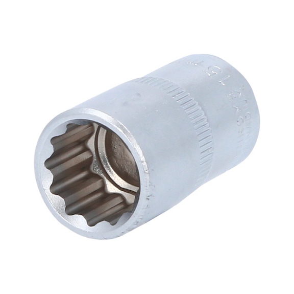 KS TOOLS 1/2 inch twelve-point socket, 15 mm - 1/2 inch 12-point socket