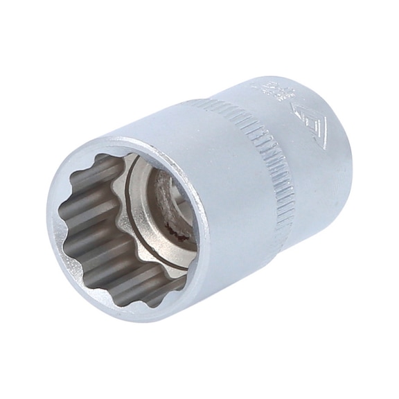 1/2 inch twelve-point socket, 17 mm - 1/2 inch 12-point socket